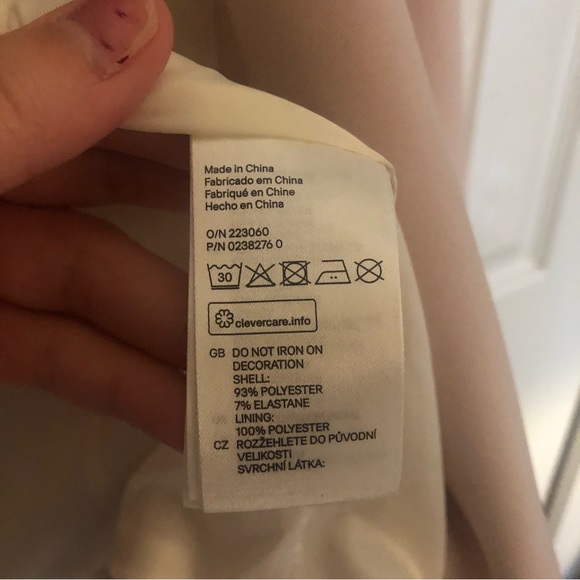 H&M Waterfall Classic Blazer Pale Pink 12 - Picture 7 of 9